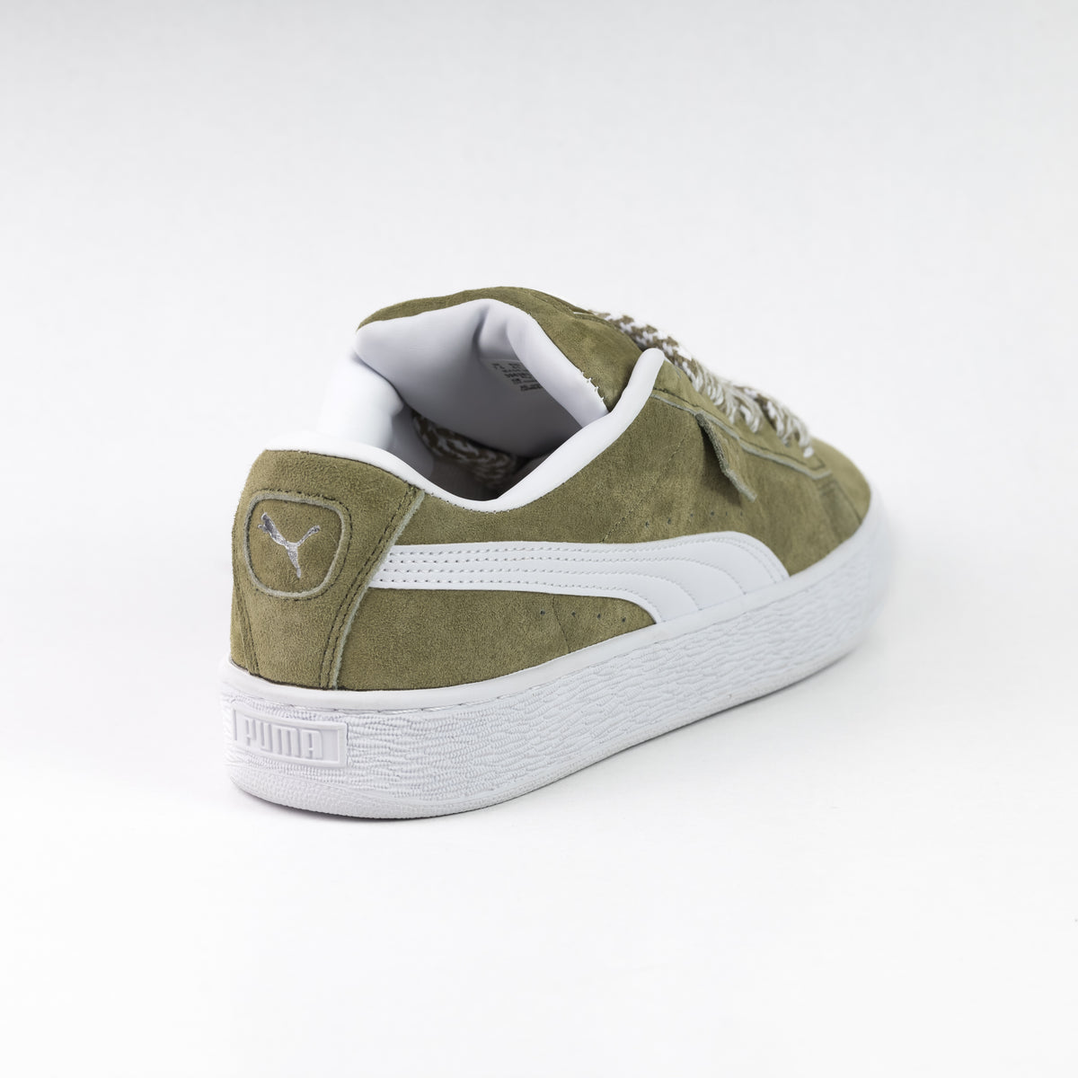 Puma SUEDE XL Olive Green White