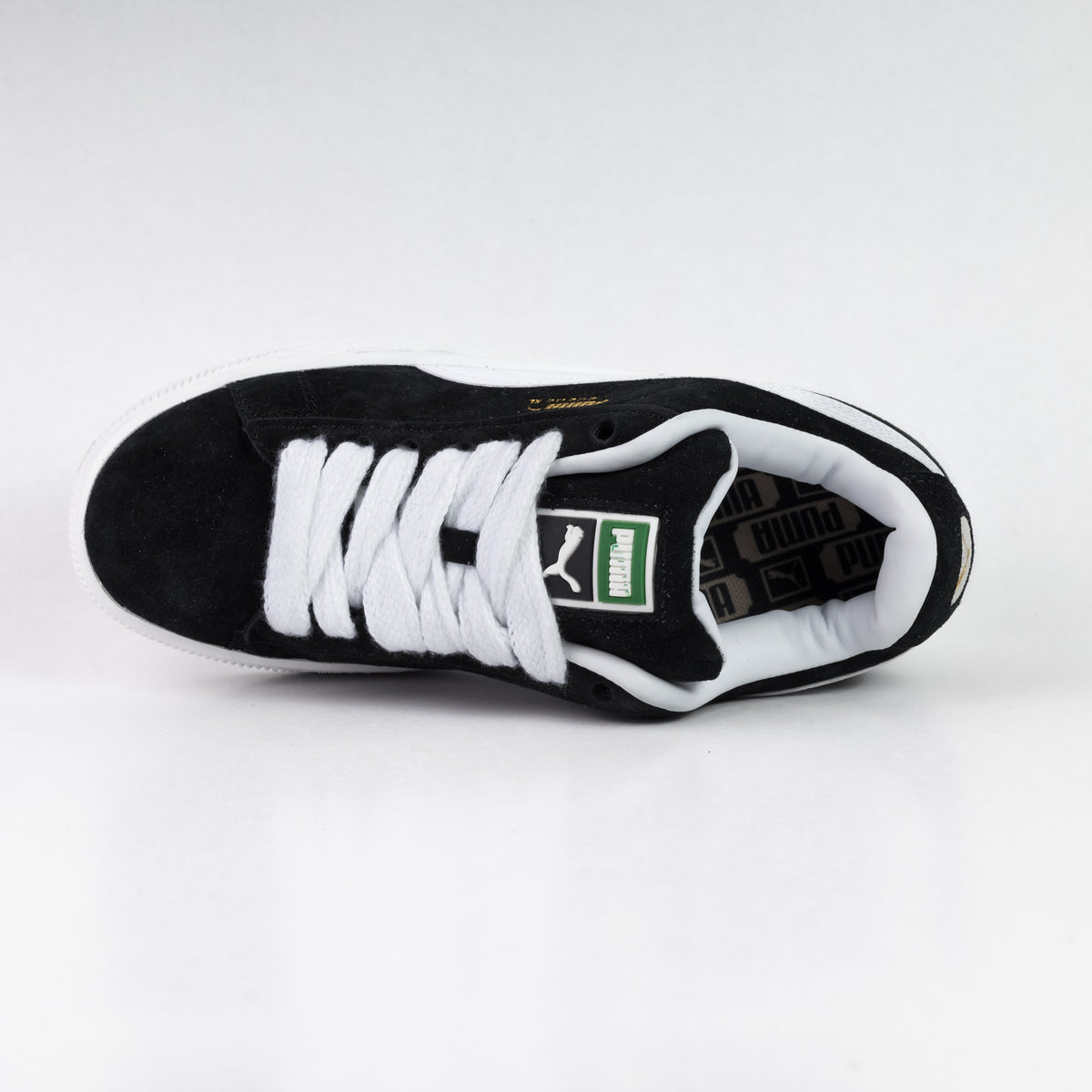 puma suede xl Black White W