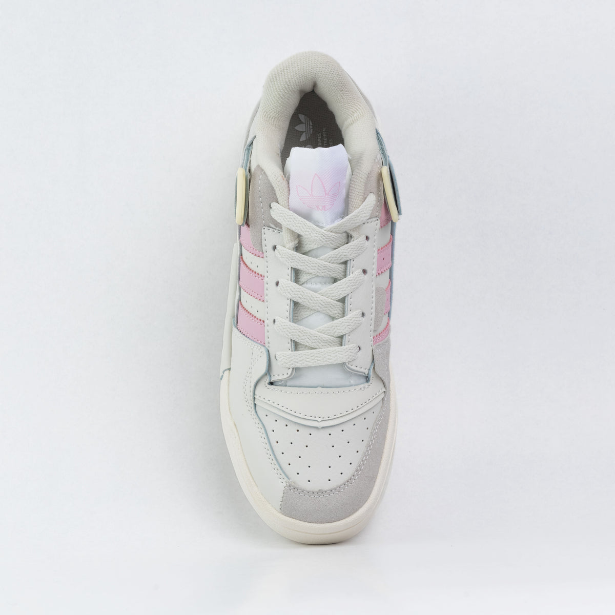 adidas forum low white light pink