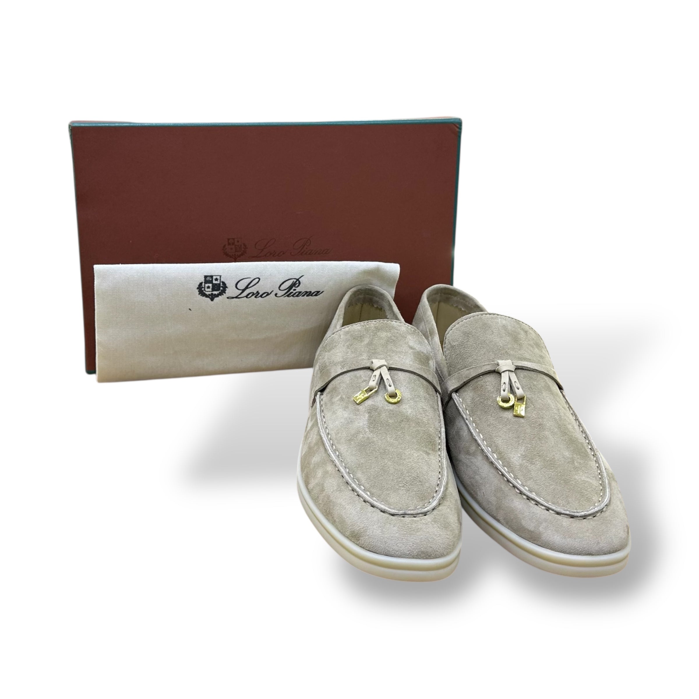 Loro Piana loafers (light gray)