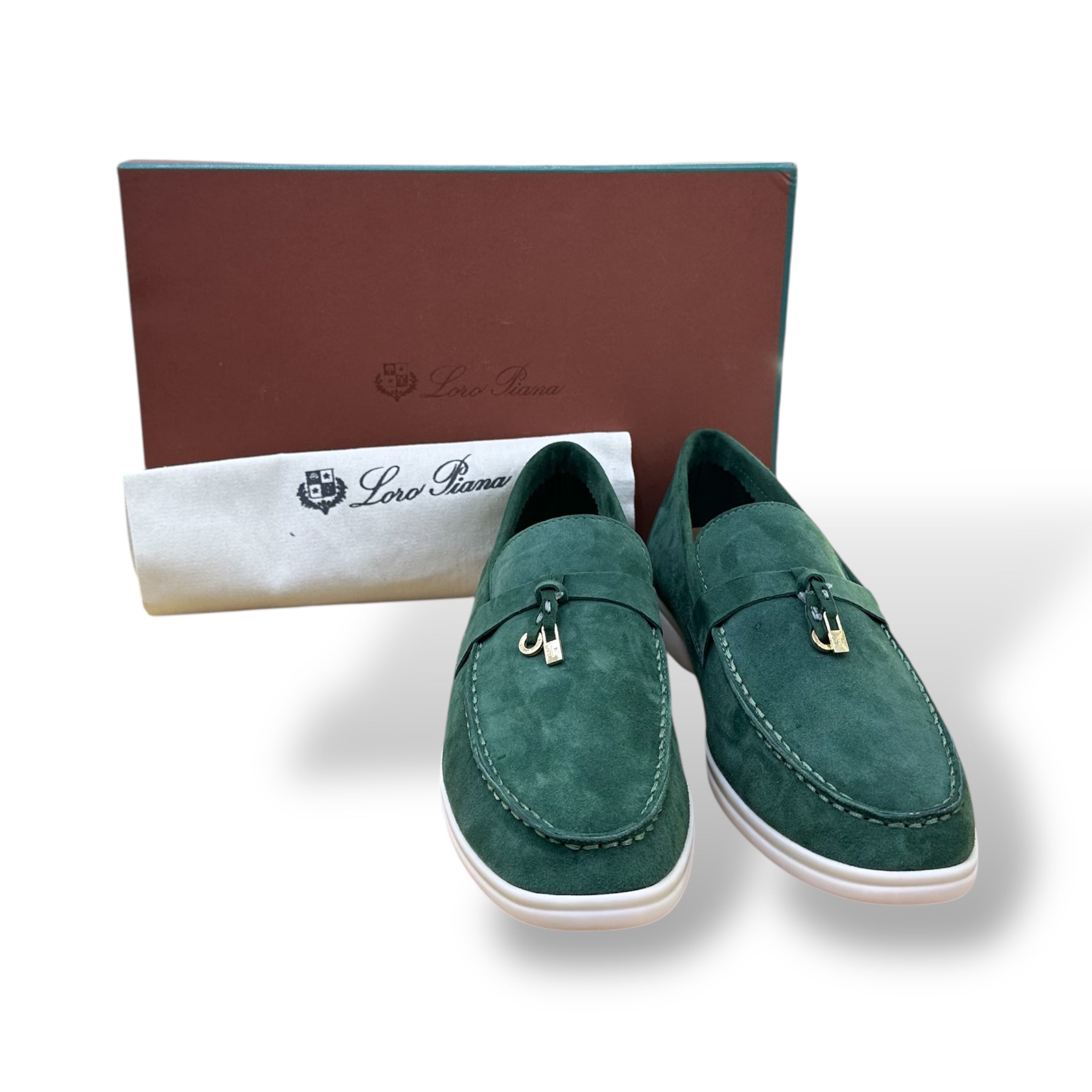Loro piana loafers (dark green)