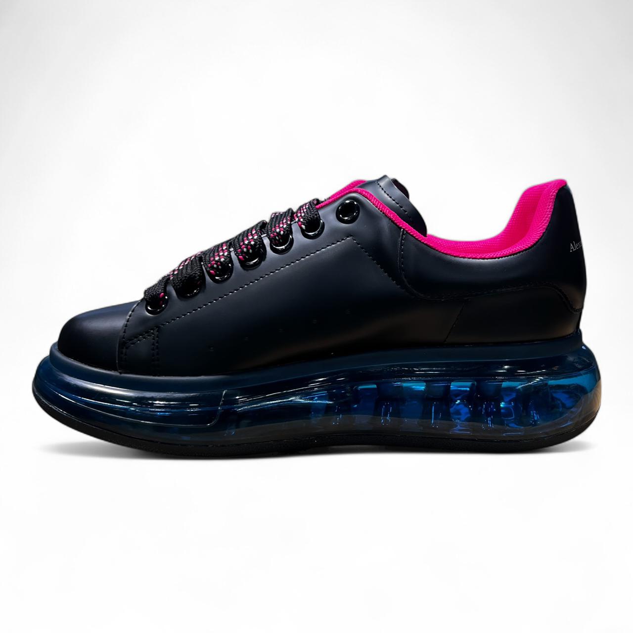 Alexander Mcqueen Clear Sole Black Blue Ma