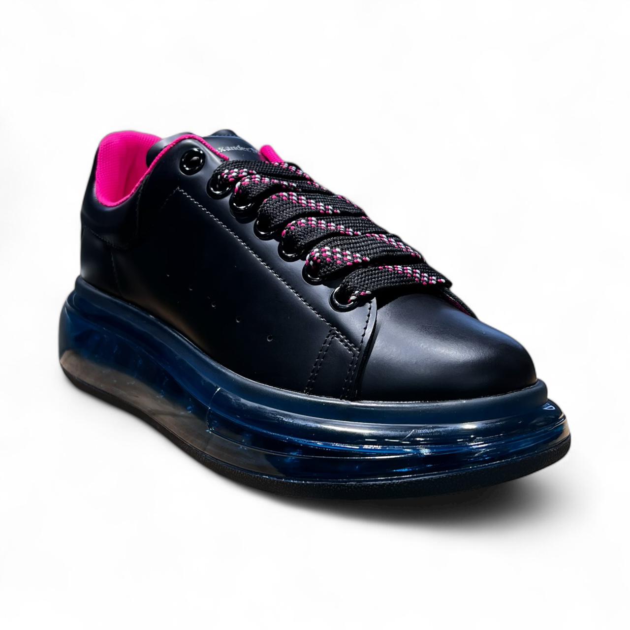 Alexander Mcqueen Clear Sole Black Blue Ma