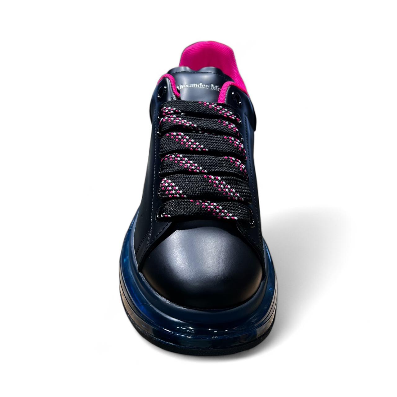 Alexander Mcqueen Clear Sole Black Blue Ma