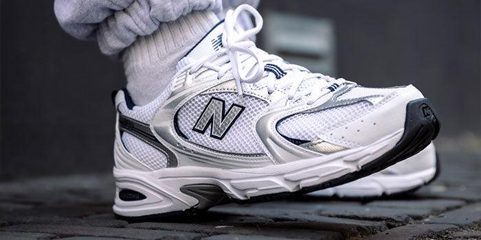 New Balance 530 White Silver Navy