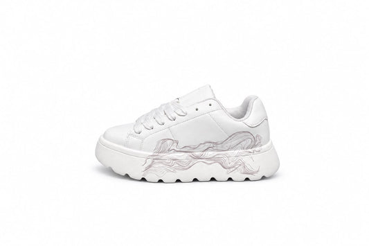 Zara platform sneaker (smoke)