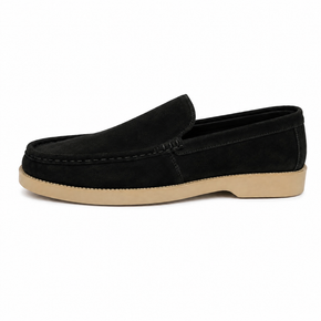 Men’s suede loafer-Classic Black