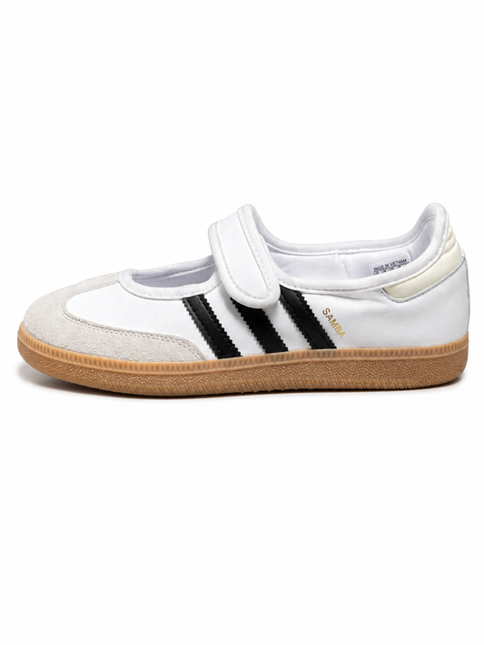Samba Mary Jane – White / Black