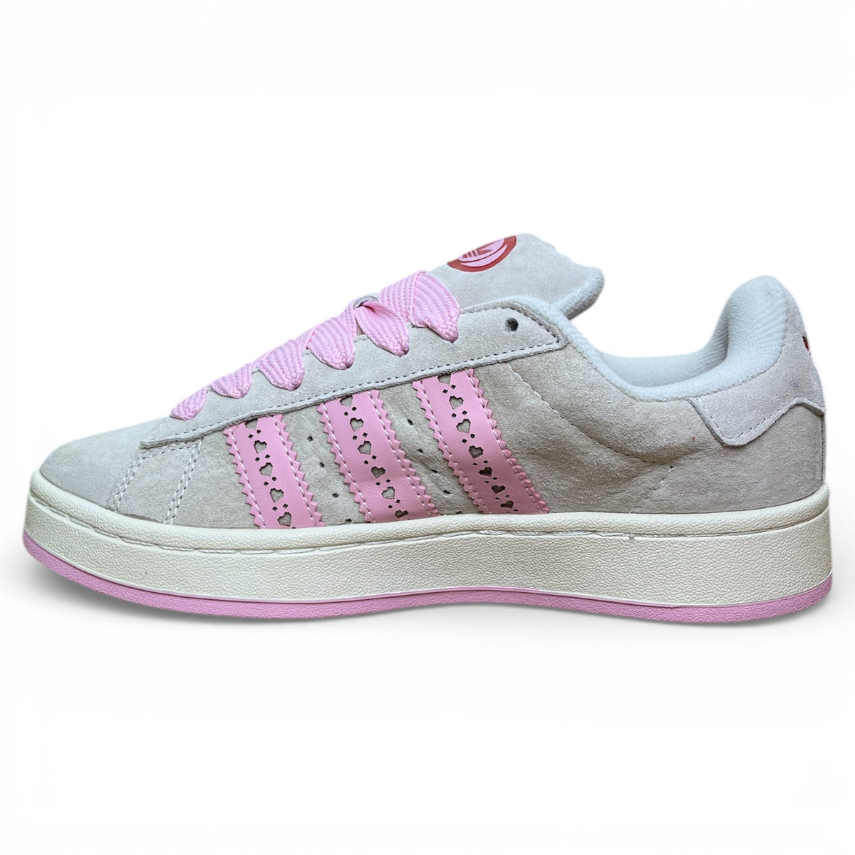 Adidas Campus – Beige & Pink