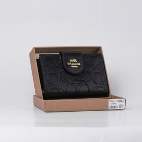 wallet coach black tag