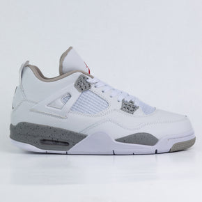 Air Jordan 4 Retro (white&gray)