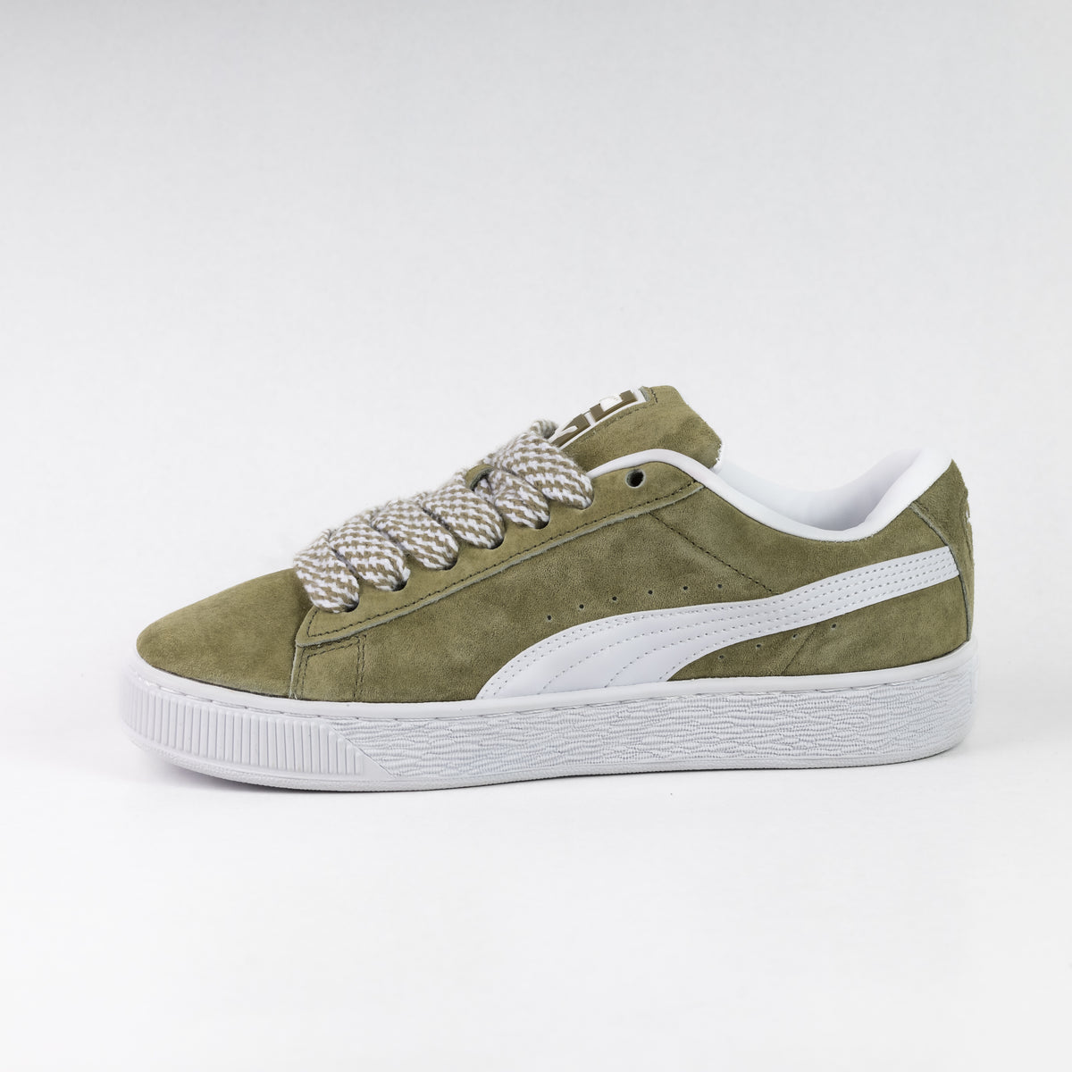 Puma SUEDE XL Olive Green White