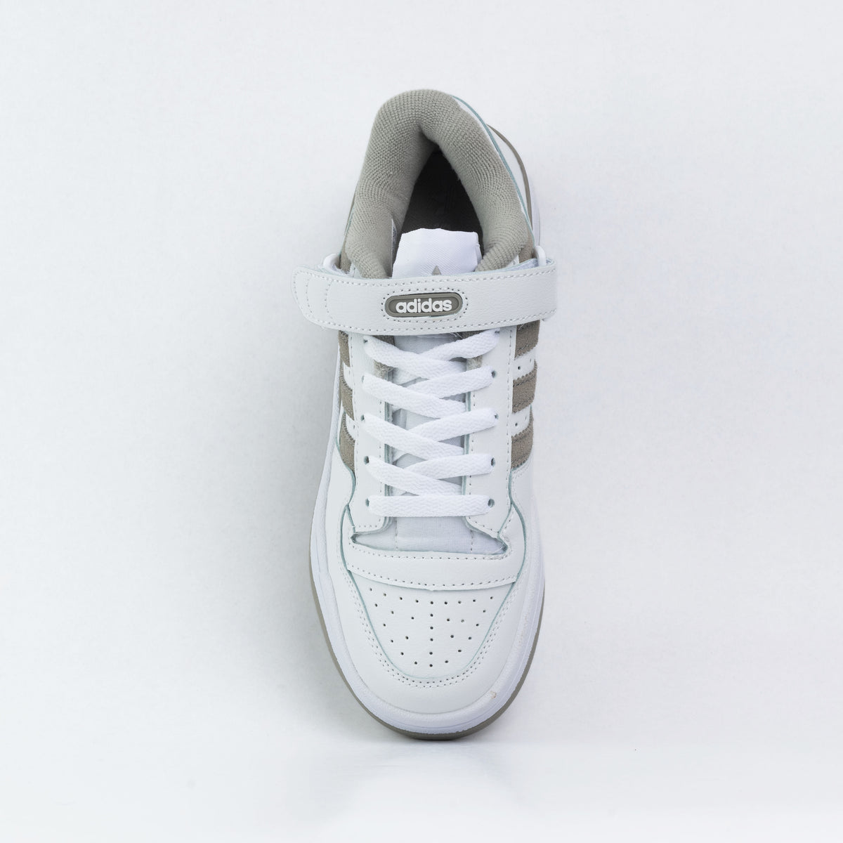 adidas forum low white light grey