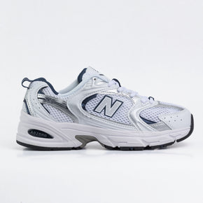 new balance 530 White Silver Navy