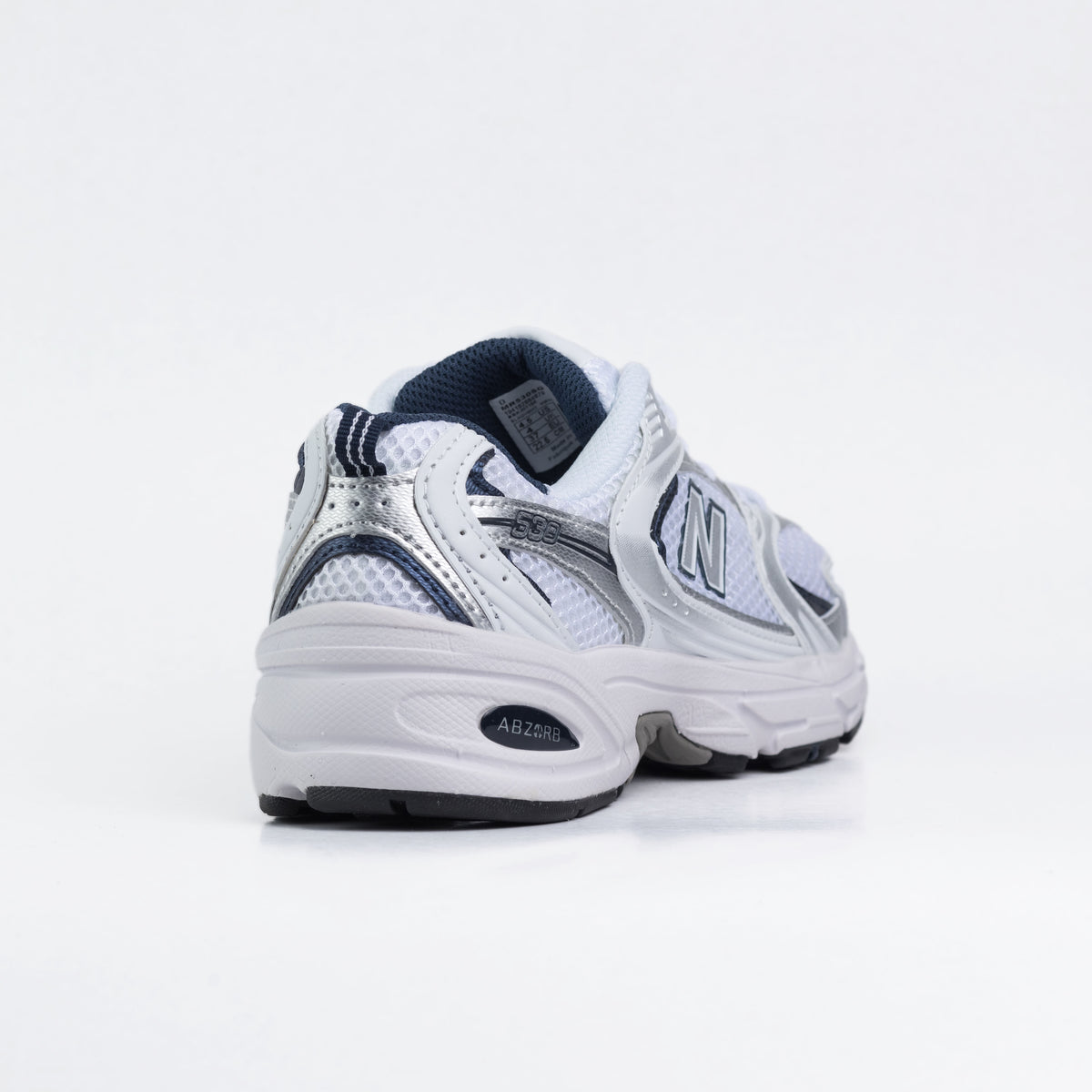 new balance 530 White Silver Navy