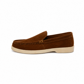 Men’s suede loafer -Havana