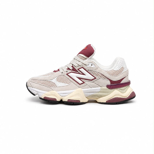 New Balance 9060 – Off-White & Burgundy