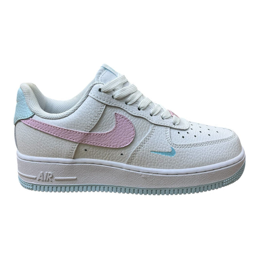 Nike Air Force 1 – White, Pink & Blue